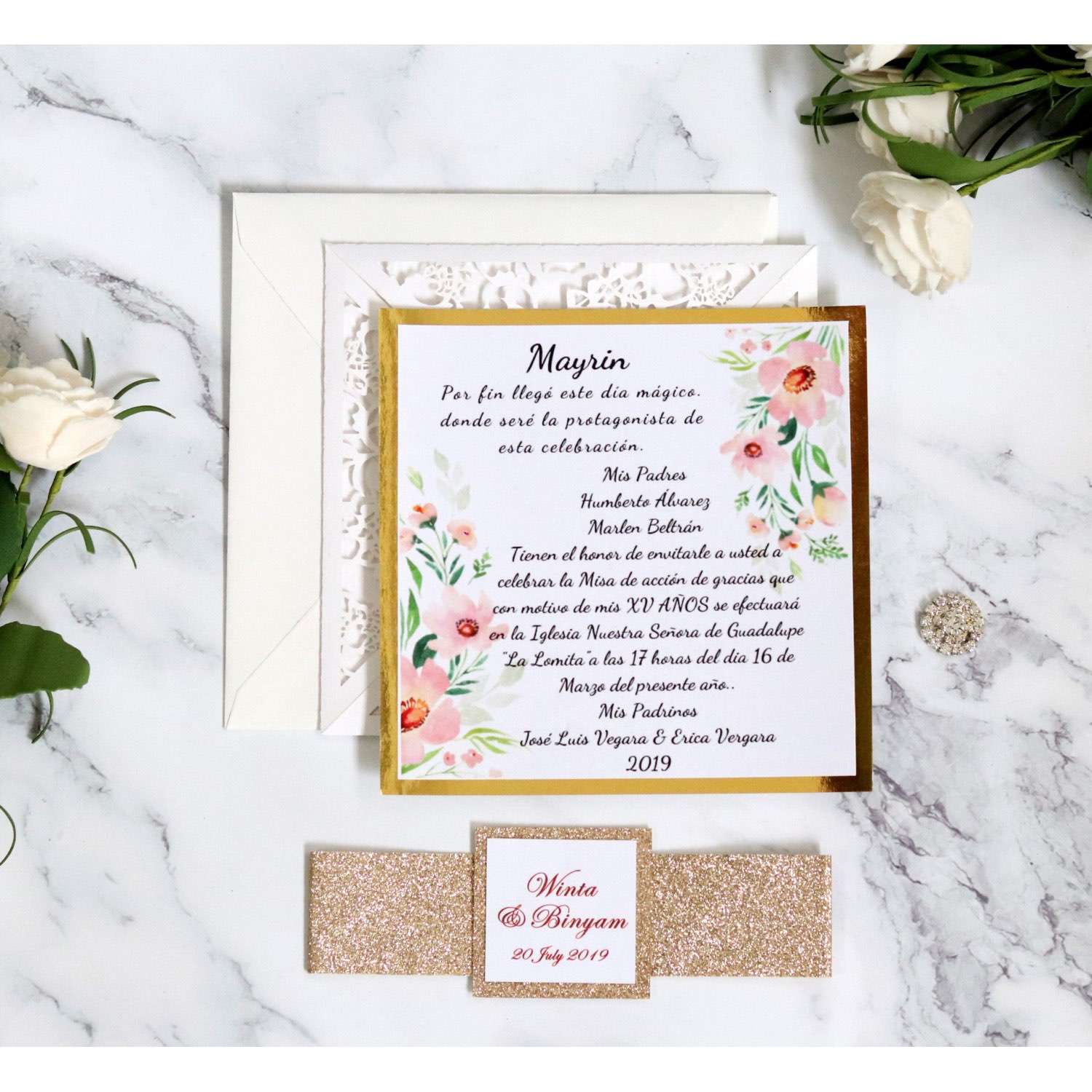 Invitation Card Wedding Card Design Laser Cut Paper Tape Greeting Card Customization